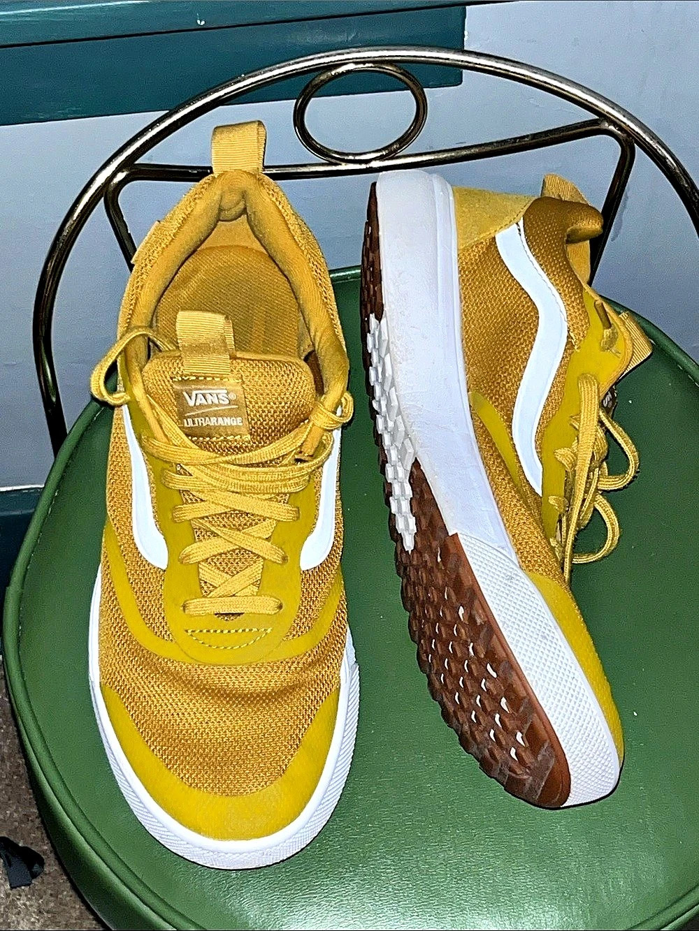 Vans UltraRange EXO Men's Yellow & White Sneakers US 11.5